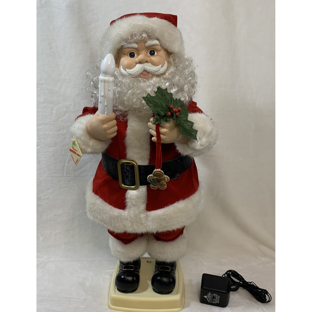Telco Original Motionettes of Christmas Vintage 22" Mr. Santa Claus OOAK WORKS!‎